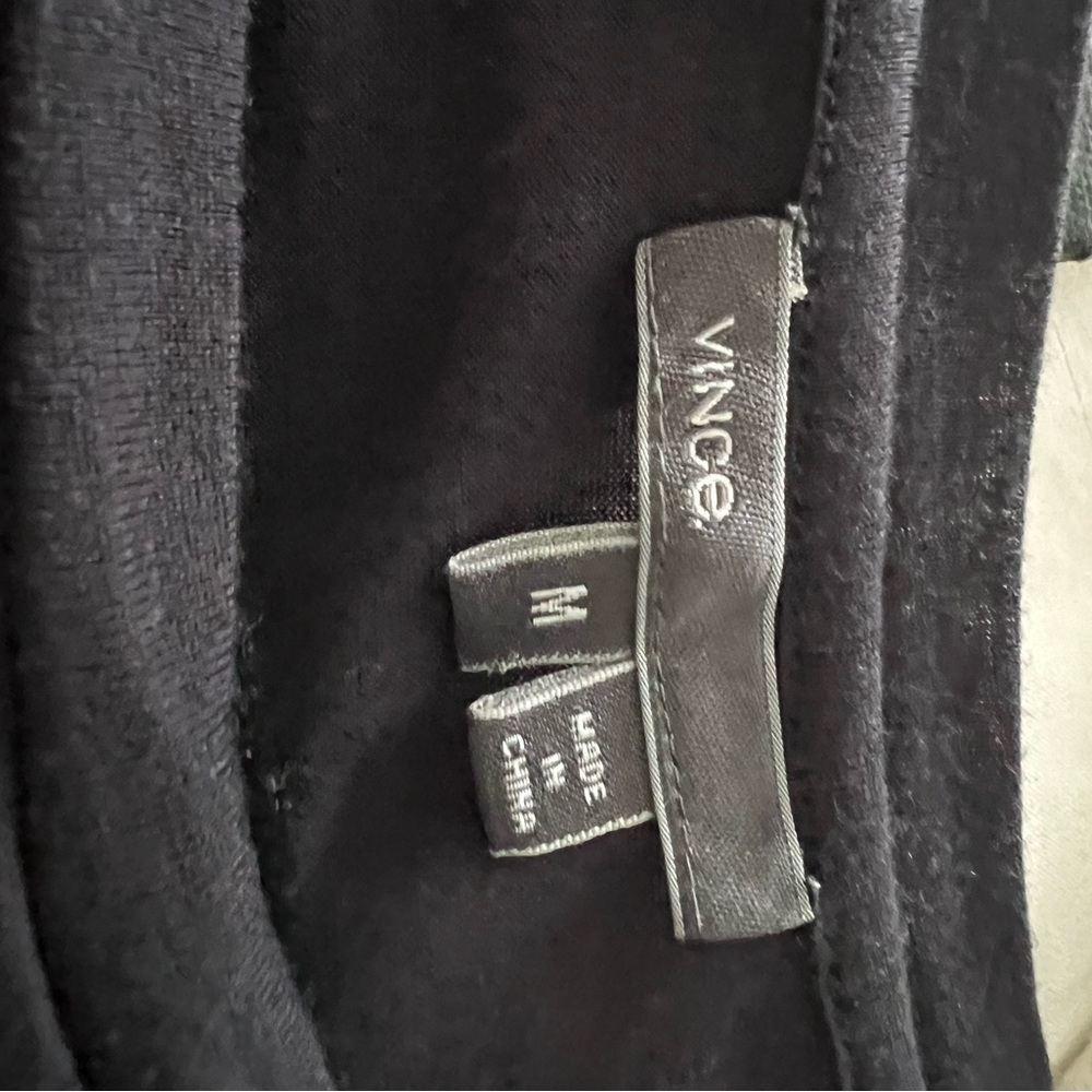 Silk and cotton Vince top